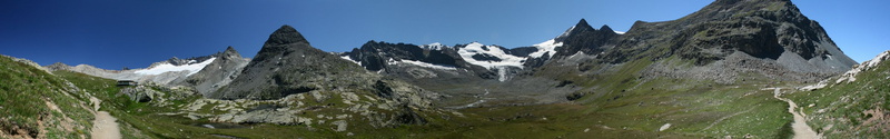 Les Evettes, vue depuis le refuge. PanoIMG_1690.jpg